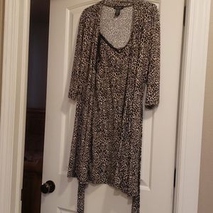 Robe and night gown set Size L